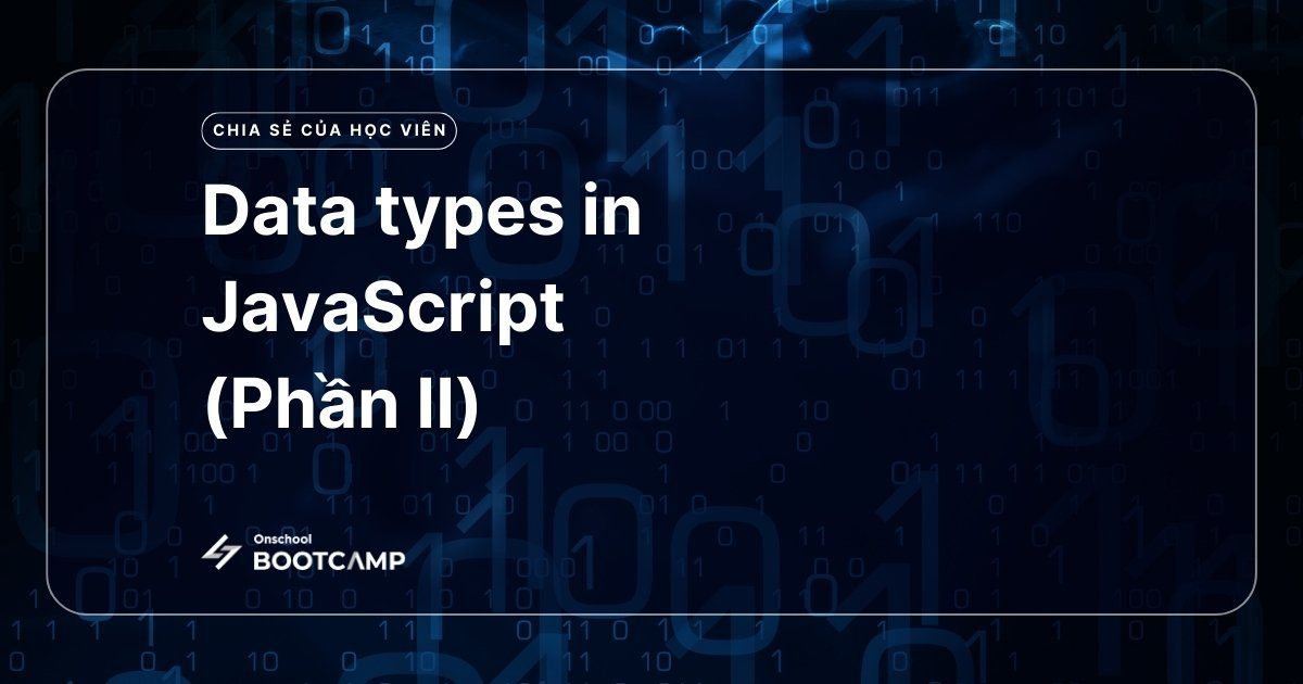 Data types in JavaScript (Part II)