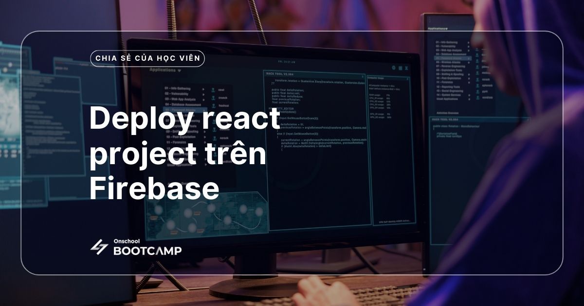 Deploy react project trên Firebase