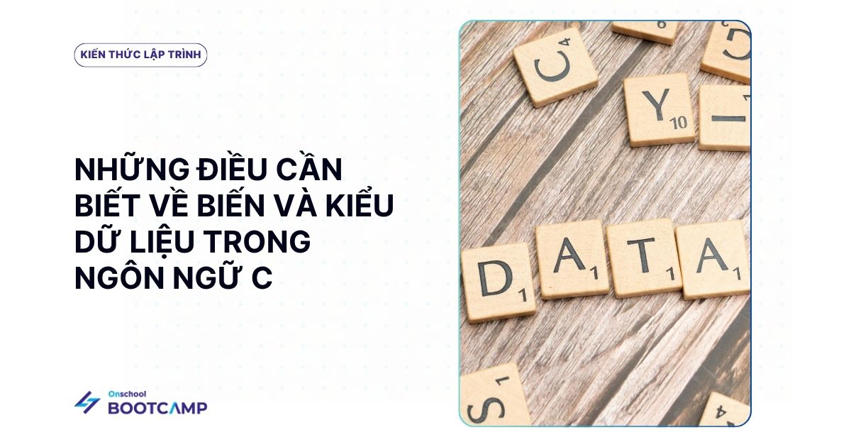 Lập trình C cơ bản: Biến và kiểu dữ liệu