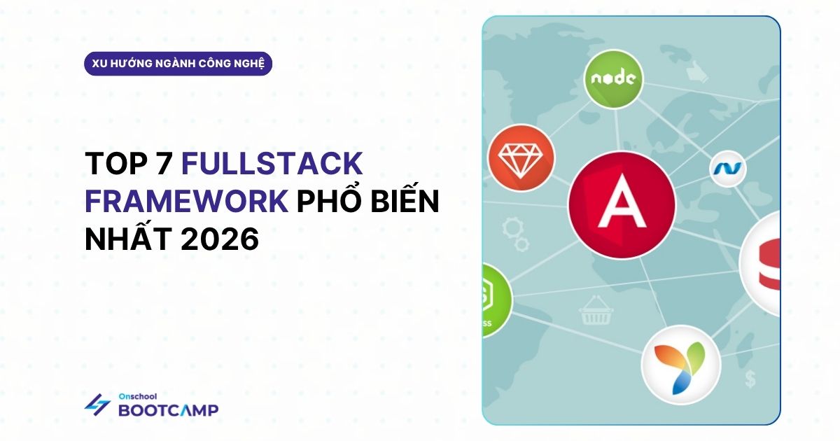 Top 7 Fullstack Framework phổ biến nhất 2026: Lựa chọn nào phù hợp với bạn?